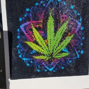 Finished Diamond Art Sweet Leaf